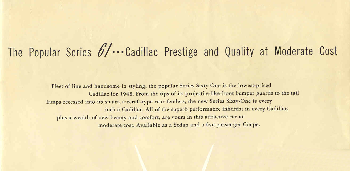 1948 Cadillac Brochure Page 6